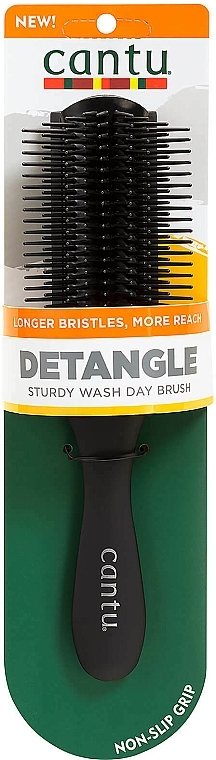 Szczotka do rozczesywania włosów, czarna - Cantu Detangling Sturdy Wash Day Brush Black — Zdjęcie N1