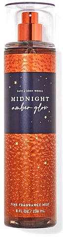 Perfumowany spray do ciała - Bath & Body Works Midnight Amber Glow — Zdjęcie N1