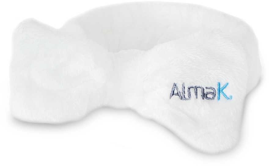 PREZENT! Opaska kosmetyczna, biała - Alma K Headband — Zdjęcie N1