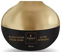 Ultra intensywna maseczka do twarzy z ekstraktem z czarnego kawioru - Famirel Black Caviar Facial Mask — Zdjęcie N1