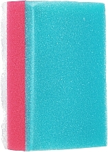 Prostokątna gąbka do kąpieli, niebiesko-różowa - Ewimark — Zdjęcie N1