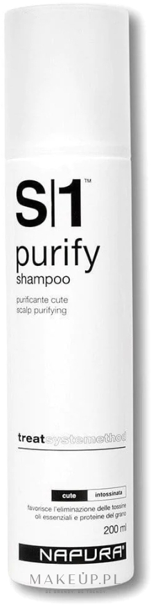 Szampon normalizująco-oczyszczający - Napura S1 Purify Shampoo — Zdjęcie 200 ml