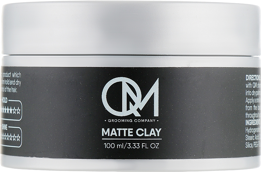 Matowa glinka do stylizacji włosów - QM Matte Clay — Zdjęcie N4