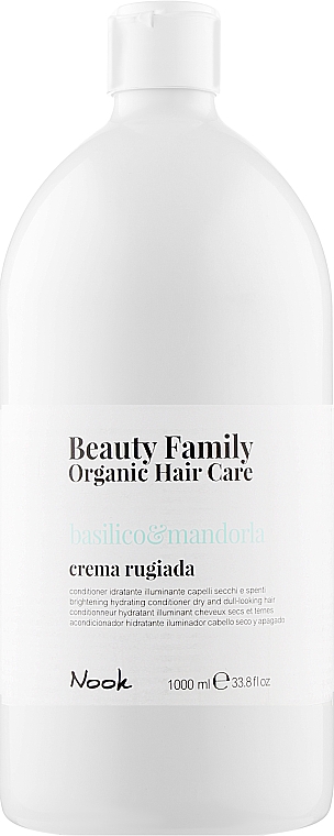 Odżywka do włosów suchych i matowych - Nook Beauty Family Organic Hair Care Conditioner — Zdjęcie N1