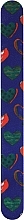 Pilnik do paznokci 2-funkcyjny prosty kolorowy, 7446, granatowy, zielone serduszka - Top Choice — Zdjęcie N1