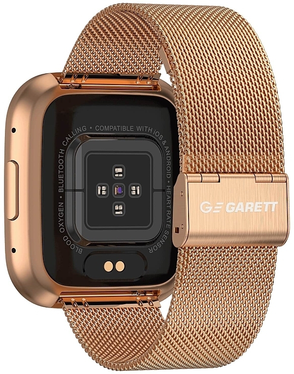 Smartwatch, złoty metal - Garett Smartwatch GRC STYLE Gold Steel — Zdjęcie N5