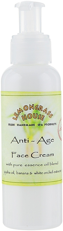 Krem do twarzy starzejącej się z dozownikiem - Lemongrass House Anti-age Face Cream — Zdjęcie N3