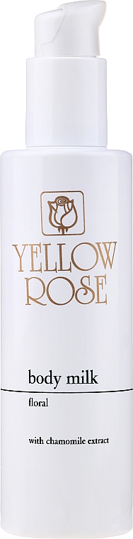 Łagodzące mleczko do ciała - Yellow Rose Body Milk Floral — Zdjęcie N1