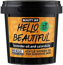 Kup Delikatny żel pod prysznic do skóry wrażliwej z lawendą i nagietkiem - Beauty Jar Hello, Beautiful Gentle Shower Gel