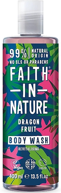 Rewitalizujący żel pod prysznic Pitaja - Faith In Nature Dragon Fruit Revitalising Body Wash — Zdjęcie N1