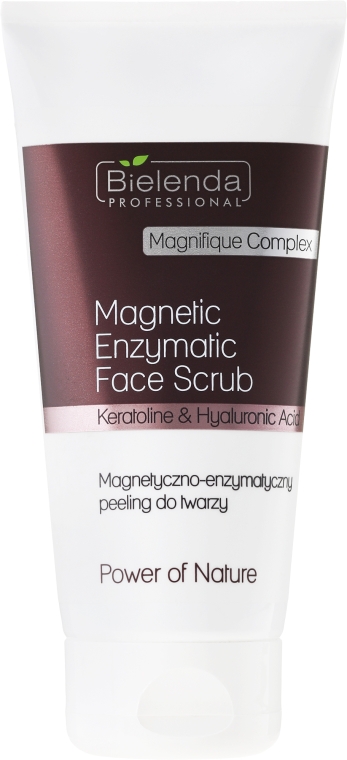 Magnetyczno-enzymatyczny peeling do twarzy - Bielenda Professional Power of Nature Magnetic Enzymatic Face Scrub — Zdjęcie N1
