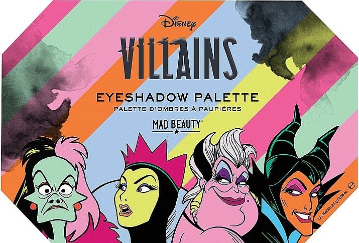 Paleta cieni do powiek - Mad Beauty Disney Pop Villains Eye Shadow Palette