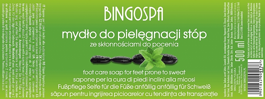 Mydło do stóp ze skłonnościami do pocenia - BingoSpa Feet Soap — Zdjęcie N2