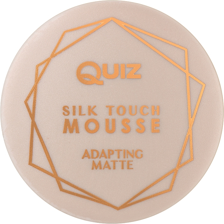 Podkład w musie - Quiz Cosmetics Silk Touch Mousse Adapting Matte