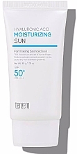 Nawilżający krem do opalania twarzy z kwasem hialuronowym - Tenzero Hyaluronic Acid Moisturizing Sun SPF 50+ Pa++++ — Zdjęcie N1