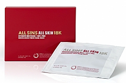 Kup Intensywnie wybielająca maska do twarzy - All Sins 18k All Skin Intensive Whitening Mask