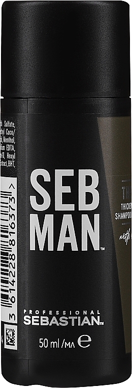 Szampon zwiększający objętość cienkich włosów - Sebastian Professional Seb Man The Boss Thickening Shampoo — Zdjęcie N8