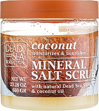 Kup Peeling do ciała z minerałami z Morza Martwego i olejem kokosowym	 - Dead Sea Collection Coconut Salt Scrub