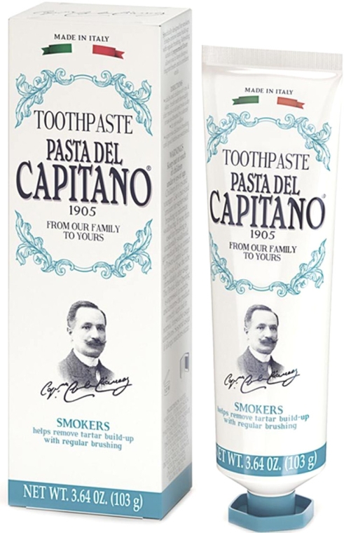 Pasta do zębów dla palaczy - Pasta Del Capitano Smokers Toothpaste — Zdjęcie N3