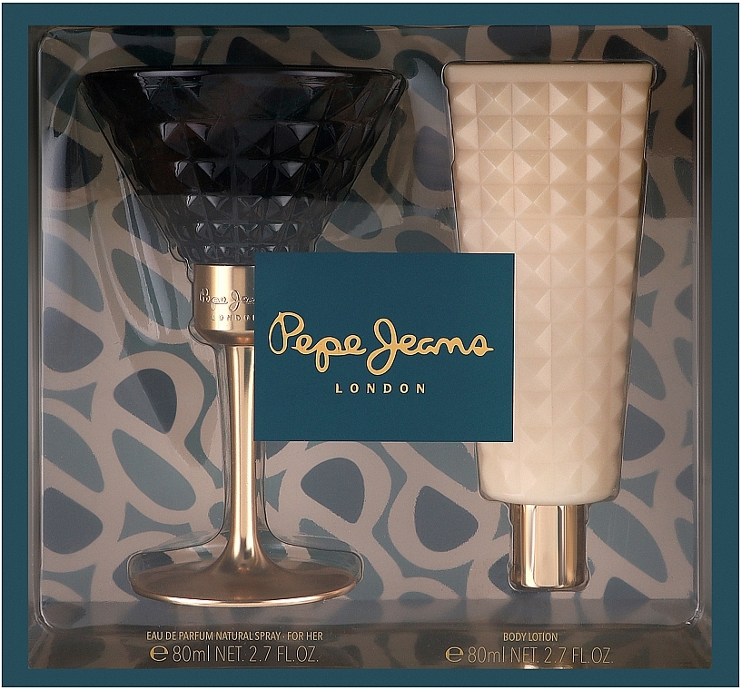 PRZECENA! Pepe Jeans Celebrate For Her - Zestaw (edp/80ml + b/lot/80ml) * — Zdjęcie N2