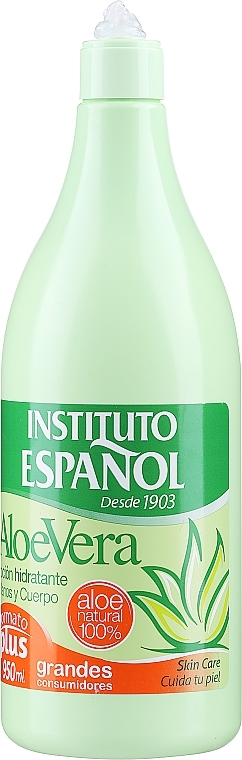 PRZECENA! Nawilżające mleczko do ciała z aloesem - Instituto Espanol Aloe Vera Body Milk Lotion * — Zdjęcie N2