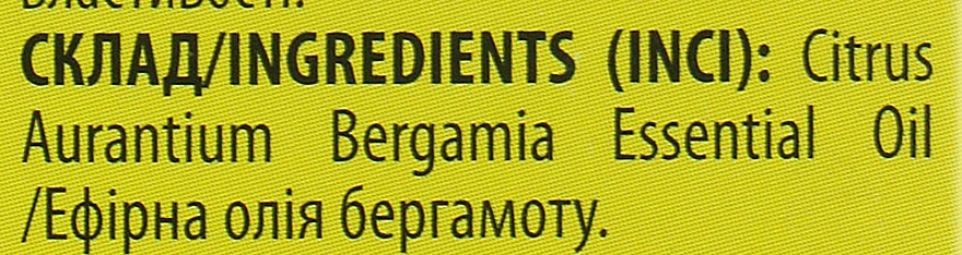 Naturalny olejek eteryczny Bergamotka - Mayur — Zdjęcie N3