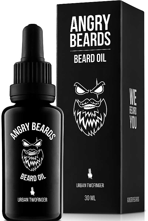 Olejek do brody - Angry Beards Urban Twofinger Beard Oil — Zdjęcie N1