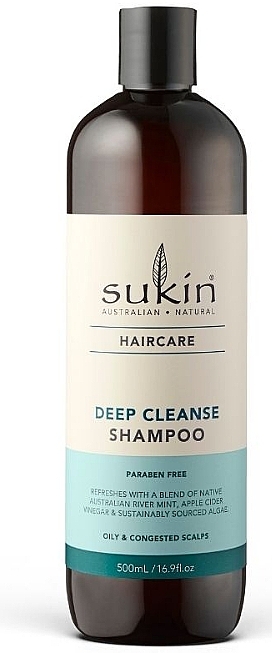 Szampon głęboko oczyszczający do włosów - Sukin Deep Cleanse Shampoo — Zdjęcie N1