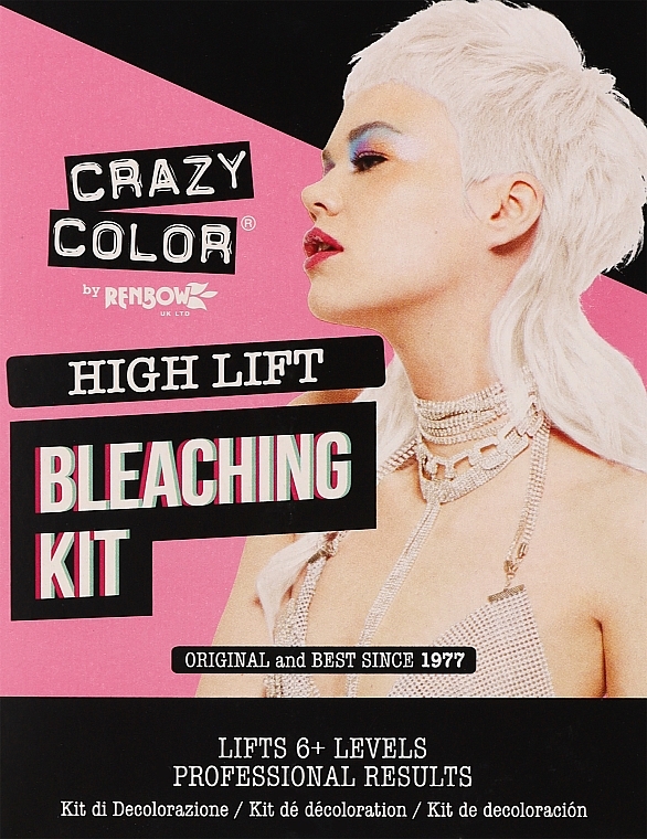 Zestaw, 5 produktów - Crazy Color Bleaching Kit — Zdjęcie N1