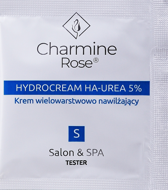 Nawilżający wielowarstwowy hydro krem do twarzy - Charmine Rose Hydrocream Ha-Urea 5% (próbka) — Zdjęcie N1