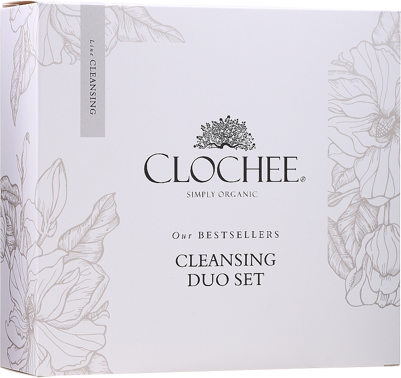 Zestaw do demakijażu - Clochee Facial Cleansing Set (ton 250 ml + mic/wat 250 ml) — Zdjęcie N1