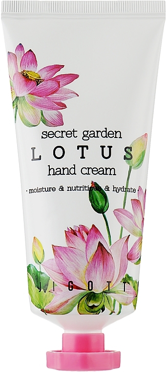 Krem do rąk z ekstraktem z lotosu - Jigott Secret Garden Lotus Hand Cream