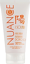 Nawilżająca maska ​​z olejkiem z orzecha włoskiego - Nuance Color Protection Nutriente Moisturizing After Sun Mask Solari — Zdjęcie N1