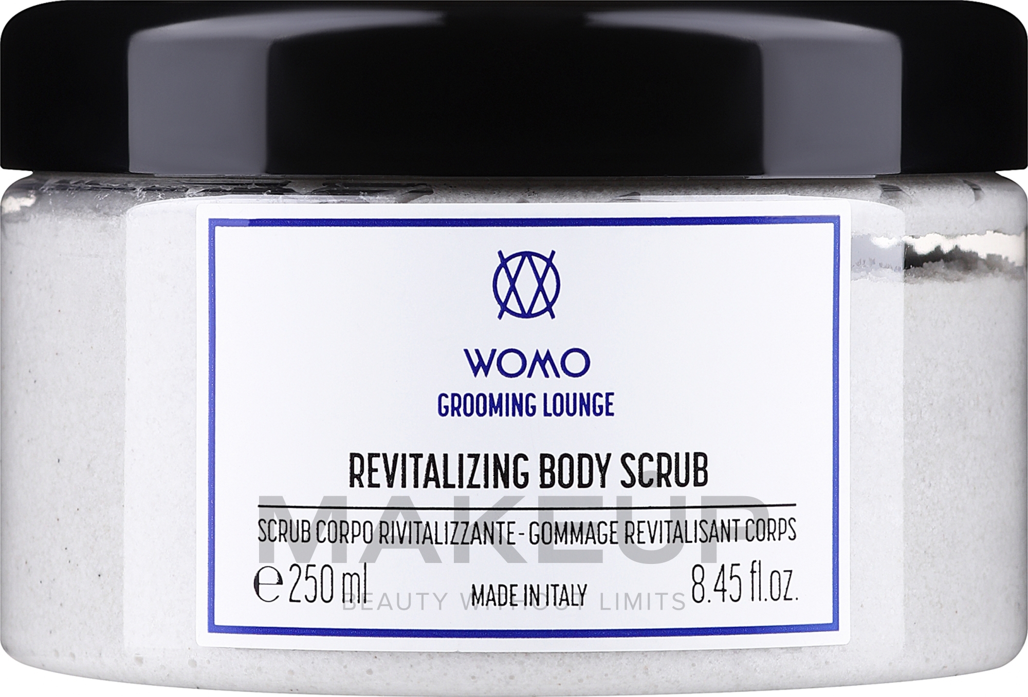 Rewitalizujący peeling do ciała - Womo Grooming Lounge Revitalising Body Scrub — Zdjęcie 250 ml
