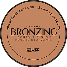 Kup Kremowy bronzer - Quiz Cosmetics Creamy Bronzing Compact Powder 