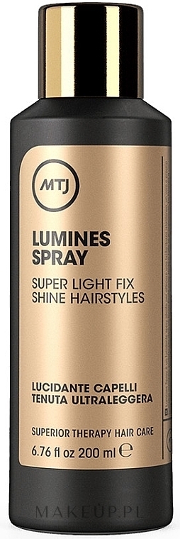 Lakier do włosów nadający połysk - MTJ Cosmetics Superior Therapy Lumines Spray — Zdjęcie 200 ml