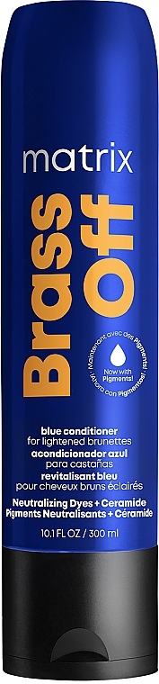 Odżywka do włosów Neutralizacja tonów miedzianych - Matrix Total Results Brass Off Blue Conditioner — Zdjęcie N1