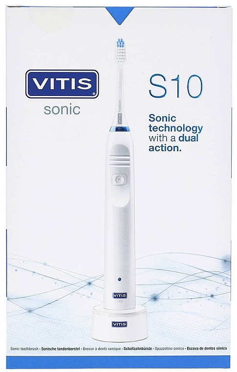 Elektryczna szczoteczka do zębów - Dentaid Vitis Sonic S10 Electric Toothbrush — Zdjęcie N1