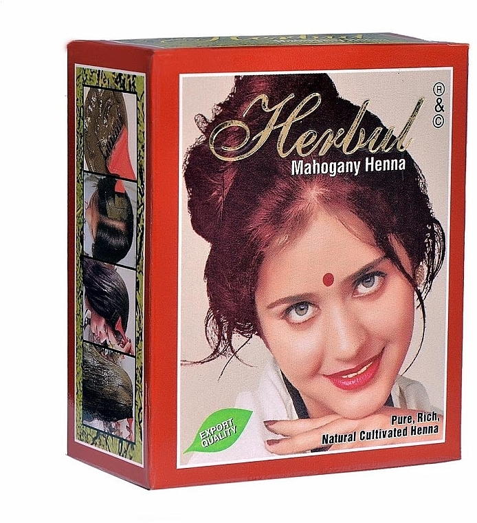 Henna do włosów, mahoń - Herbul Mahogany Henna — Zdjęcie N2