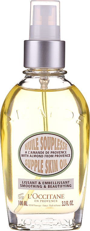 Ujędrniający olejek do ciała z olejem migdałowym - L'Occitane Almond Supple Skin Oil