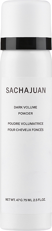 Suchy szampon do ciemnych włosów - Sachajuan Dark Volume Powder Hair Spray