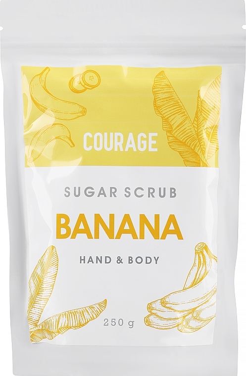 Cukrowy peeling do rąk i ciała Banan - Courage Banana Hands & Body Sugar Scrub (uzupełnienie) — Zdjęcie N3