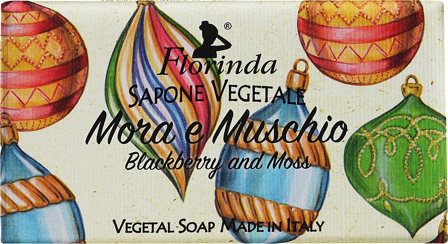 Mydło toaletowe Jeżyna i piżmo - Florinda Christmas Collection Soap — Zdjęcie N1