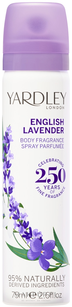 Perfumowany spray do ciała - Yardley English Lavender Refreshing Body Spray — Zdjęcie 75 ml