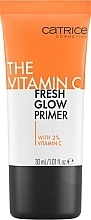 Baza pod makijaż z witaminą C - Catrice The Vitamin C Fresh Glow Primer — Zdjęcie N1