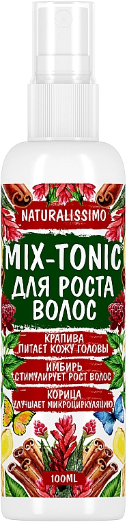 Mix-tonik na porost włosów - Naturalissimo Mix-Tonic — Zdjęcie N1