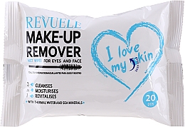 Kup Chusteczki do demakijażu z wodą termalną - Revuele Make-Up Remover I Love My Skin Wet Wipes