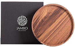 Kup Świecznik drewniany, rozmiar L, 215 mm - Jambo Collections Walnut Candle Plate
