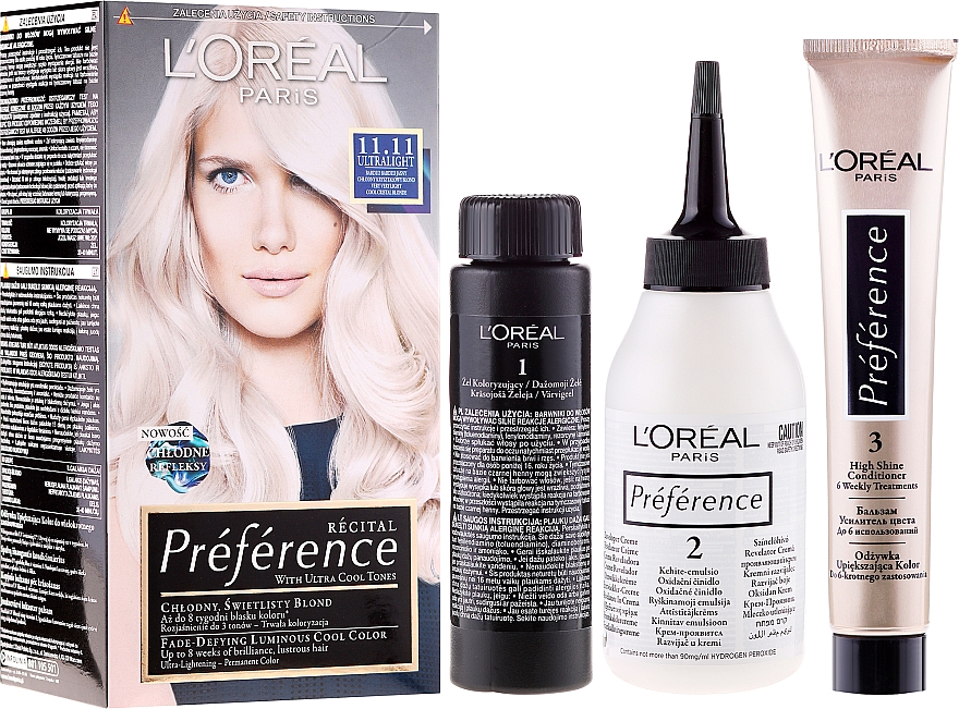 PRZECENA! Trwała farba do włosów - L'Oreal Paris Les Blondissimes Préférence * — Zdjęcie N1