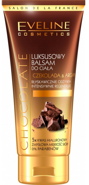 Luksusowy balsam do ciała Czekolada i argan - Eveline CosmeticsSalon De La France — Zdjęcie N1